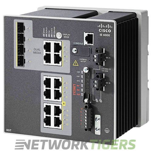 Cisco IE-4000-8GT4G-E IE 4000 Series 8x 1GB RJ-45 4x 1GB Combo Switch