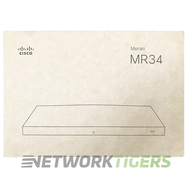 NEW Cisco Meraki MR34-HW Dual-Concurrent 3x3 MIMO 802.11ac Unclaimed Wireless AP