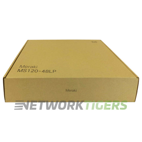 NEW Cisco Meraki MS120-48LP-HW 48x 1GB PoE RJ-45 4x 1GB SFP Unclaimed Switch