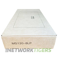 NEW Cisco Meraki MS120-8LP-HW 8x 1GB PoE+ RJ45 2x SFP Unclaimed Switch w/Adapter