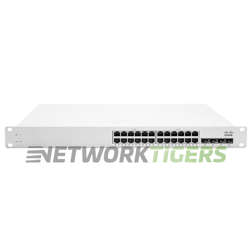 Cisco Meraki MS220-24P-HW 24x 1GB PoE+ RJ-45 4x 1GB SFP Unclaimed Switch