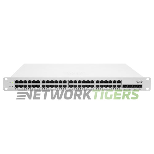 Cisco Meraki MS220-48LP-HW 48x 1GB PoE+ RJ-45 4x 1GB SFP Unclaimed Switch
