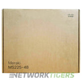 NEW Cisco Meraki MS225-48-HW 48x 1GB RJ45 4x 10GB SFP+ Unclaimed Switch product image 1