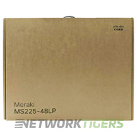 NEW Cisco Meraki MS225-48LP-HW 48x 1GB PoE RJ-45 4x 10GB SFP+ Unclaimed Switch