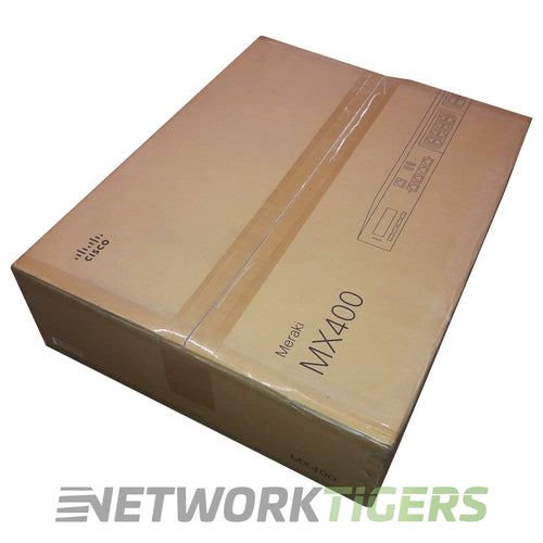 NEW Cisco Meraki MX400-HW 1 Gbps 4x 1GB RJ-45 2x Module Slot Unclaimed Firewall