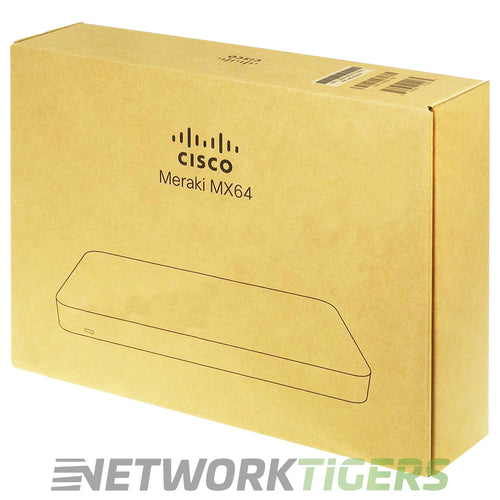NEW Cisco Meraki MX64-HW MX Series 250 Mbps 4x 1GB LAN RJ-45 Unclaimed Firewall