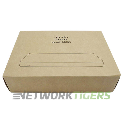 NEW Cisco Meraki MX65-HW 250 Mbps 10x 1 GB RJ-45 LAN UNCLAIMED Firewall