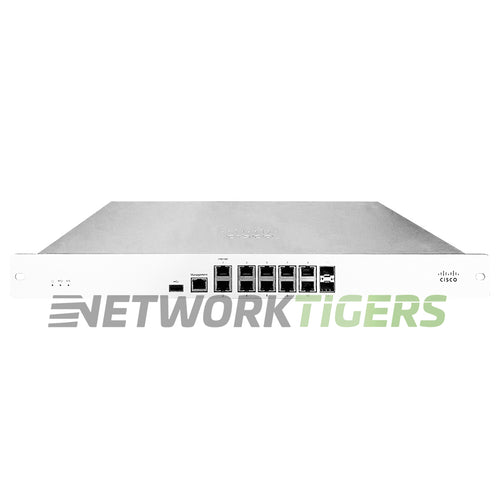 Cisco Meraki MX84-HW 500 Mbps 10x 1GB RJ-45 2x 1GB SFP Unclaimed Firewall