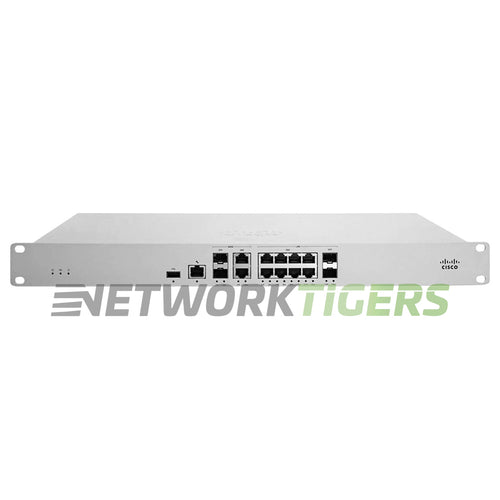 Cisco Meraki MX85-HW 1 Gbps 10x 1GB RJ-45 (1x PoE) 4x 1GB SFP Unclaimed Firewall