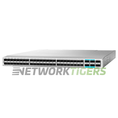 Cisco N9K-C92160YC-X 48x 25GB SFP+ 6x 40GB QSFP+ Back-to-Front Airflow Switch