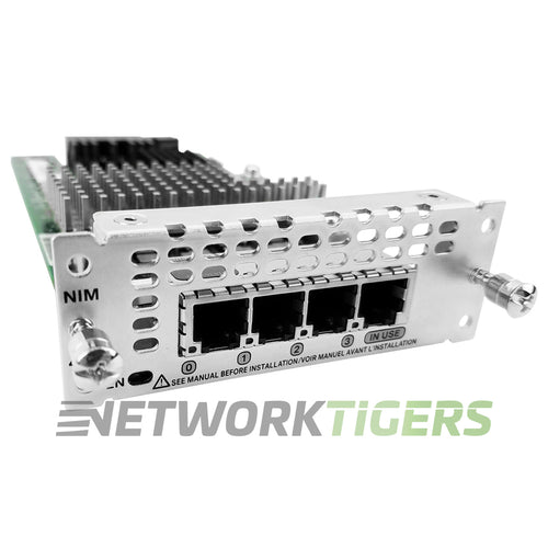 Cisco NIM-4FXSP ISR 4000 Series 4x FXS Router Network Module