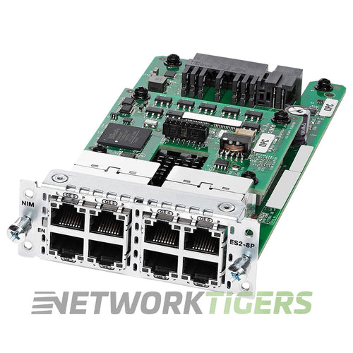Cisco NIM-ES2-8-P ISR 4000 Series 8x 1GB PoE+ RJ-45 Router Module