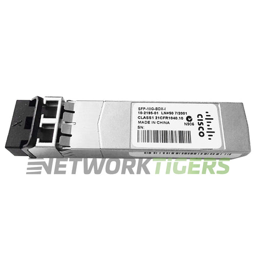 Cisco SFP-10G-BXD-I 10GB BASE-BX10-D 1330nm BiDirectional SMF SFP+ Transceiver