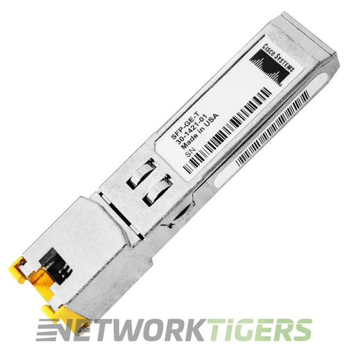 Cisco SFP-GE-T 1GB BASE-T RJ45 Cat 5/6 SFP Transceiver