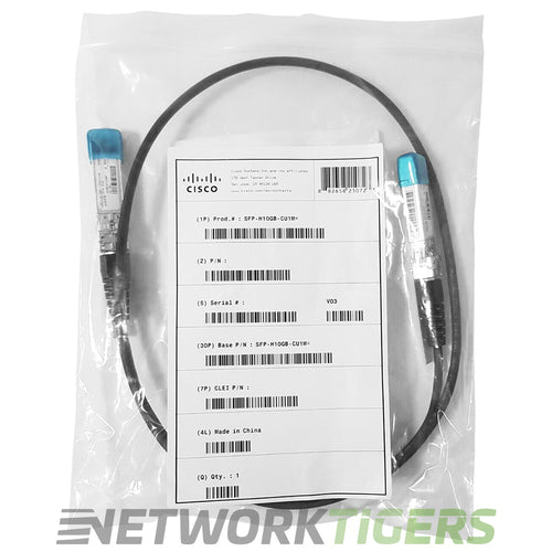 NEW Cisco SFP-H10GB-CU1M 1m 10GB SFP+ Direct Attach Copper Cable
