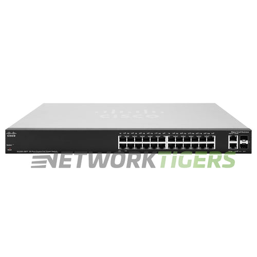 Cisco SG200-26FP-NA Small Business 200 Series 24x 1GB PoE 2x 1GB Combo Switch