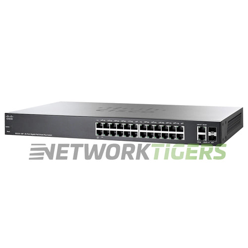 Cisco SG220-26P-K9-NA Small Business 220 24x 1GB PoE RJ-45 2x 1GB Combo Switch