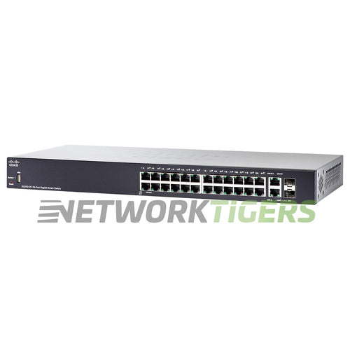 Cisco SG250-26HP-K9-NA Small Business 250 24x 1GB PoE+ RJ-45 2x 1GB Combo Switch