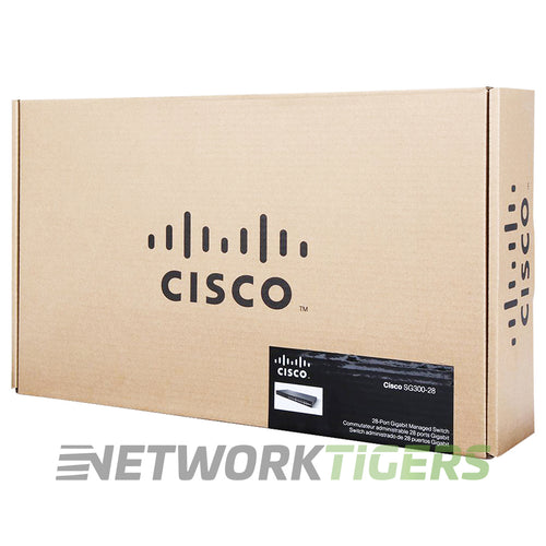 NEW Cisco SG300-28 Small Business 300 28x 1GB RJ-45 2x 1GB Combo Switch