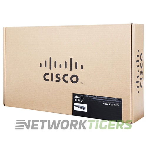 NEW Cisco SG350-52P-K9-NA 48x 1GB PoE+ RJ-45 2x 1GB Combo 2x 1GB SFP Switch