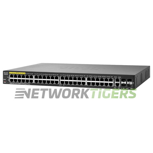 Cisco SG350-52P-K9-NA 48x 1GB PoE+ RJ-45 2x 1GB Combo 2x 1GB SFP Switch