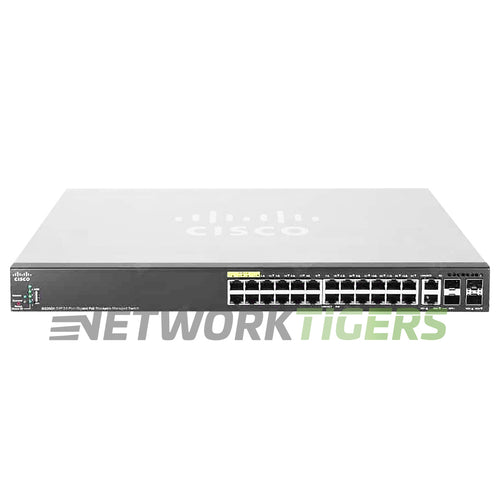Cisco SG350X-24P-K9-NA 24x 1GB PoE+ RJ-45 4x 10GB Combo Switch