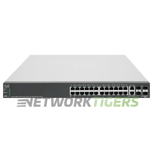 Cisco SG500-28MPP-K9 24x 1GB PoE+ RJ-45 2x 1GB Combo 2x 1GB SFP Switch