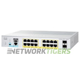 Cisco WS-C2960L-16PS-LL Catalyst 2960L 16x 1GB PoE+ RJ45 2x 1GB SFP Switch product image 1