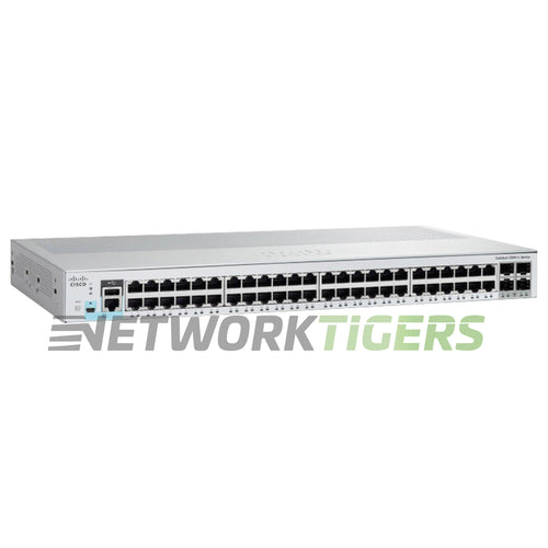 Cisco WS-C2960L-48TS-LL Catalyst 2960L Series 48x 1GB RJ-45 4x 1GB SFP Switch