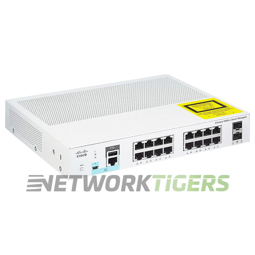 Cisco WS-C2960L-SM-16TS Catalyst 2960L 16x 1GB RJ-45 2x 1GB SFP Switch