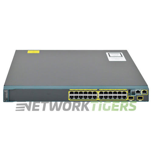 Cisco WS-C2960S-24TD-L Catalyst 2960-S 24x 1GB RJ-45 2x 10GB SFP+ Switch
