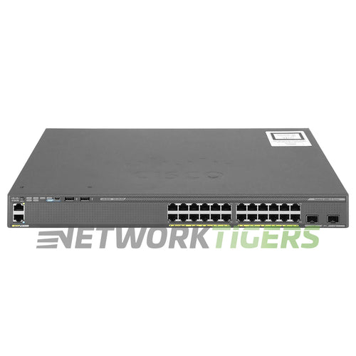 Cisco WS-C2960X-24TD-L Catalyst 2960X 24x 1GB RJ-45 2x 10GB SFP+ Switch