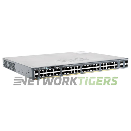 Cisco WS-C2960X-48FPS-L Catalyst 2960X 48x 1GB PoE RJ-45 4x 1GB SFP Switch