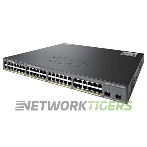 Cisco WS-C2960X-48TD-L 48x 1GB RJ-45 2x 10GB SFP+ Switch