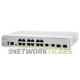 Cisco WS-C3560CX-12PD-S 12x 1GB PoE+ RJ45 2x 10GB SFP+ Base Switch product image 1