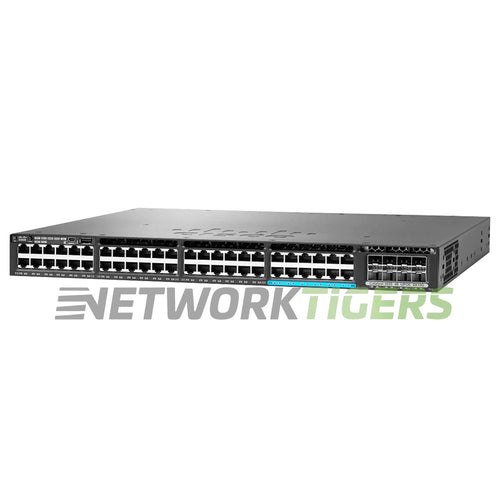 Cisco WS-C3650-12X48UR-E (36x 1GB 12x MultiGB) UPoE RJ-45 8x SFP+ Switch