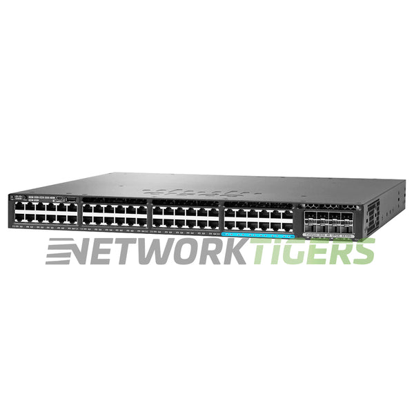 Cisco WS-C3650-12X48UR-E (36x 1GB 12x MultiGB) UPoE RJ45 8x SFP+ Switch