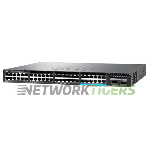 Cisco WS-C3650-12X48UZ-E (36x 1GB 12x MultiGB) UPoE RJ-45 2x QSFP+ Switch