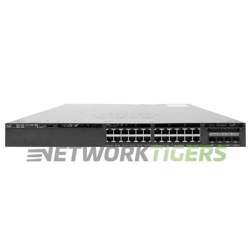 Cisco WS-C3650-24PD-L 24x 1GB PoE+ RJ-45 2x 10GB SFP+ 2x 1GB SFP Switch