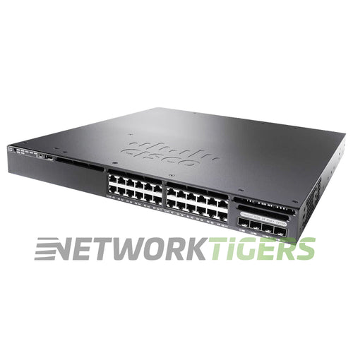 Cisco WS-C3650-24PDM-S 24x 1GB PoE+ RJ-45 2x 10GB SFP+ 2x 1GB SFP Switch