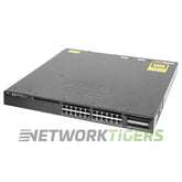 Cisco WS-C3650-24PS-L 24x 1GB PoE+ RJ45 4x 1GB SFP Switch product image 1