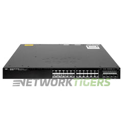 Cisco WS-C3650-24PWS-S 24x 1GB PoE+ RJ45 4x 1GB SFP Switch w/ 5x APL