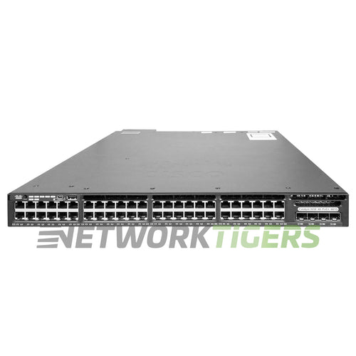 Cisco WS-C3650-48FS-E Catalyst 3650 48x 1GB PoE+ RJ-45 4x 1GB SFP Switch