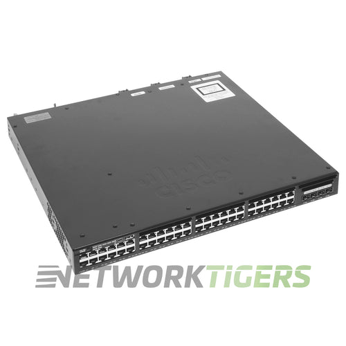 Cisco WS-C3650-48FS-S 48x 1GB PoE+ RJ-45 4x 1GB SFP Switch
