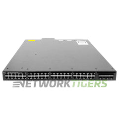 Cisco WS-C3650-48FWD-S 48x 1GB FPoE RJ45 2x 10GB SFP+ Manages 5 APs Switch