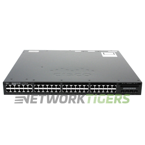 Cisco WS-C3650-48PD-S 48x 1GB PoE+ RJ-45 2x 10GB SFP+ 2x 1GB SFP Switch