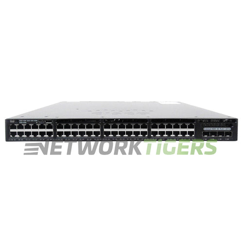 Cisco WS-C3650-48PQ-S 48x 1GB PoE+ RJ-45 4x 10GB SFP+ Switch