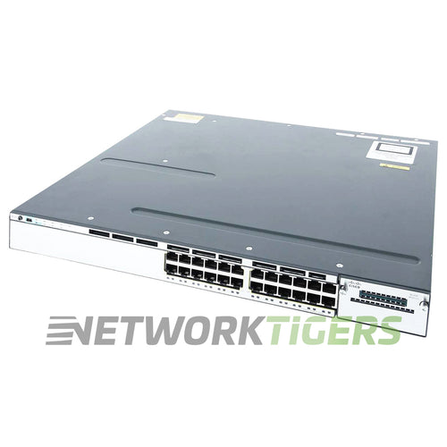 Cisco WS-C3750X-24P-L Catalyst 3750X 24x 1GB PoE+ RJ-45 1x Module Slot Switch