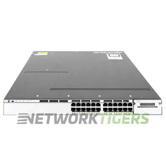 Cisco WS-C3750X-24P-S 24x 1GB PoE+ RJ45 1x Expansion Module Slot Switch