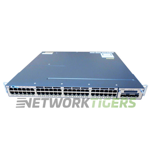 Cisco WS-C3750X-48P-S 48x 1GB PoE+ RJ-45 1x Module Slot Switch